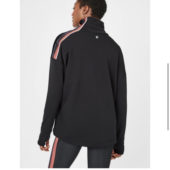 • Sweaty Betty • Freedom Athletic Thermal Black with Velvet Stripe Small Women’s - Picture 4 of 7